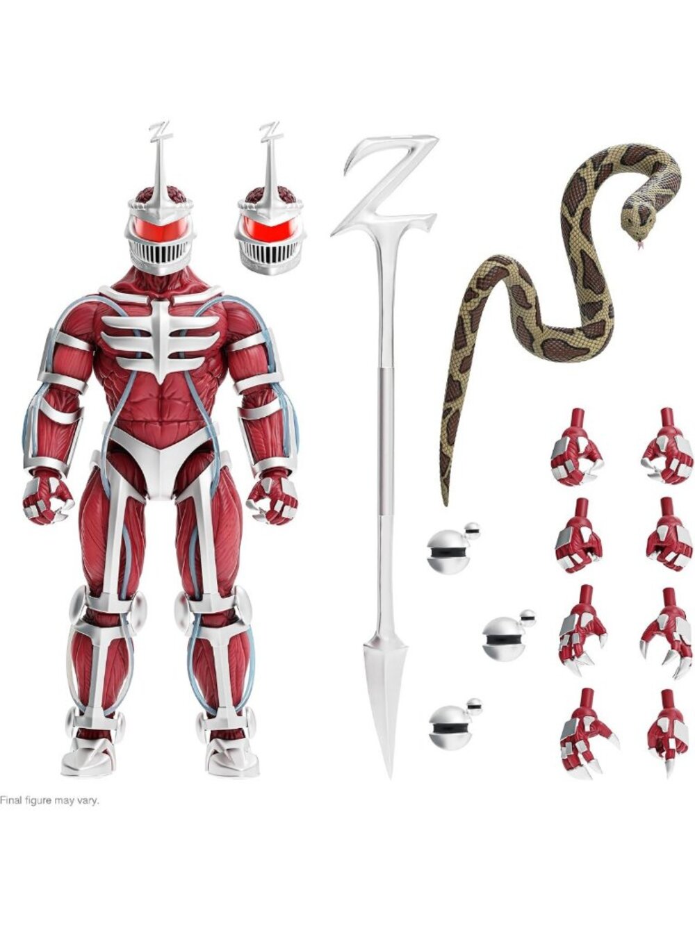 7" Mighty Morphin Power Rangers Lord Zedd Action Figure with Accessories - Retro